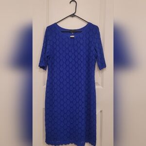 Ronni Nicole Royal Blue Drese Sz 12